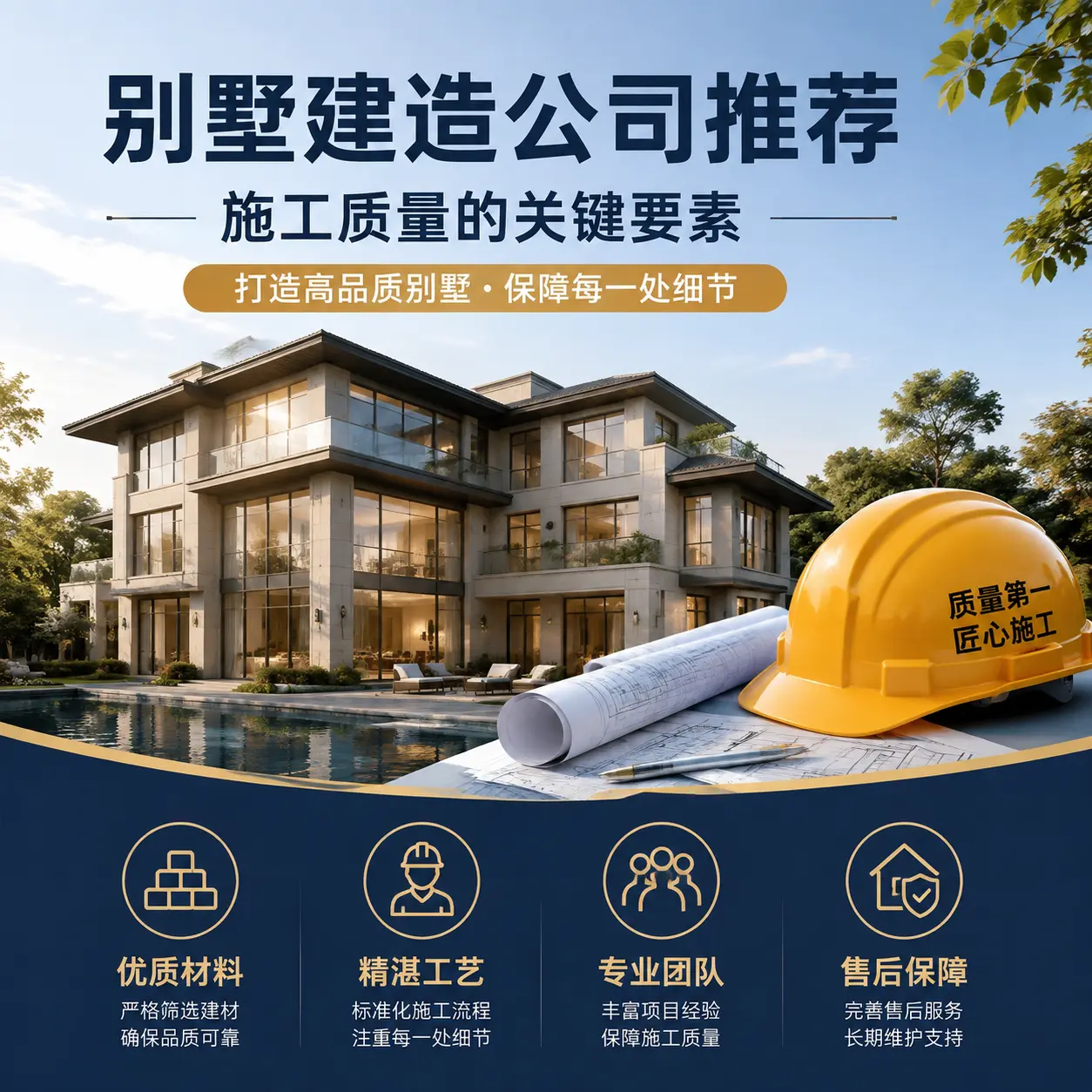 别墅建造公司推荐: 晴隆 施工质量的关键要素