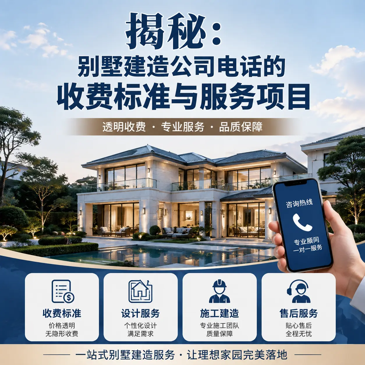 揭秘:晴隆别墅建造公司电话的收费标准与服务项目