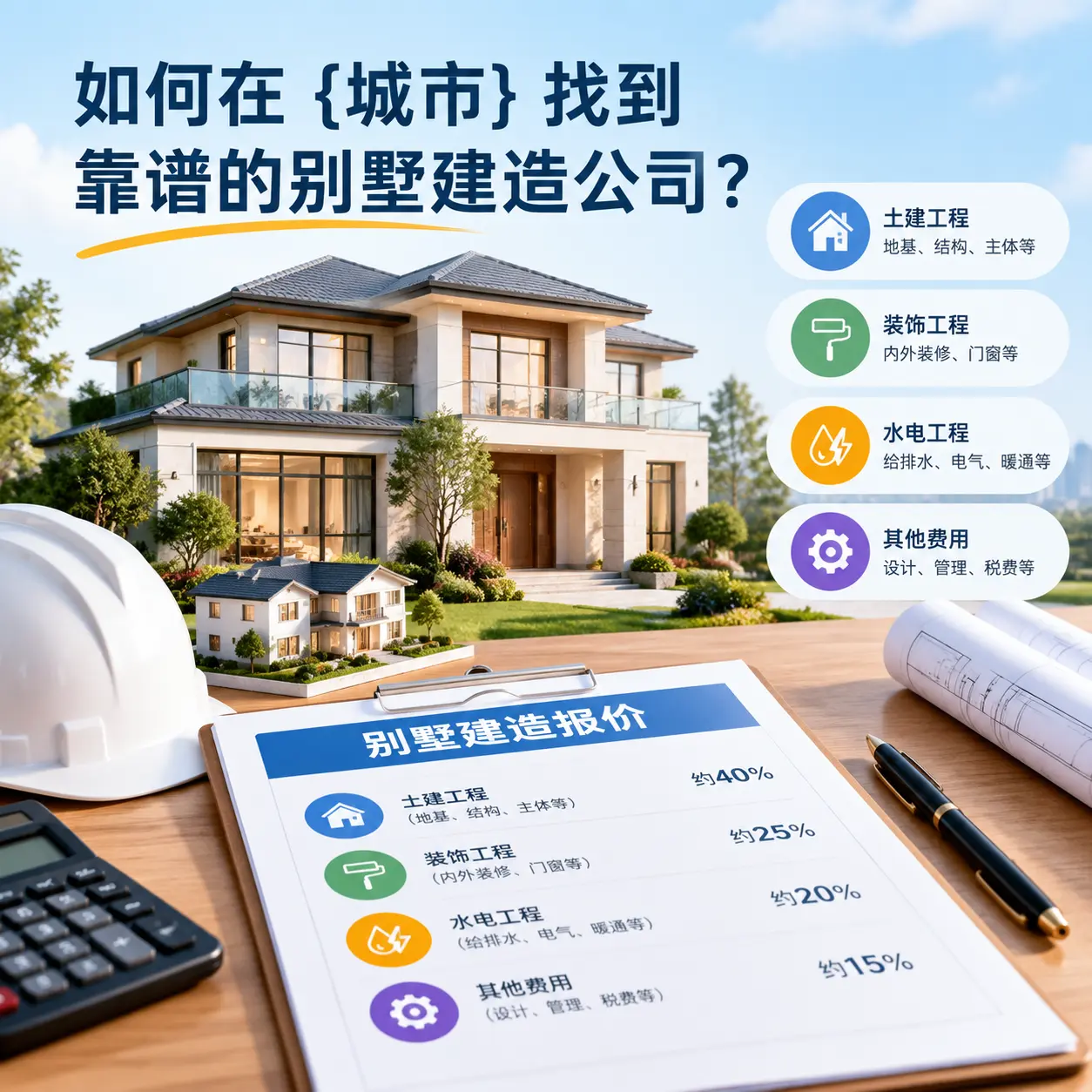 如何在 晴隆 找到靠谱的别墅建造公司?
