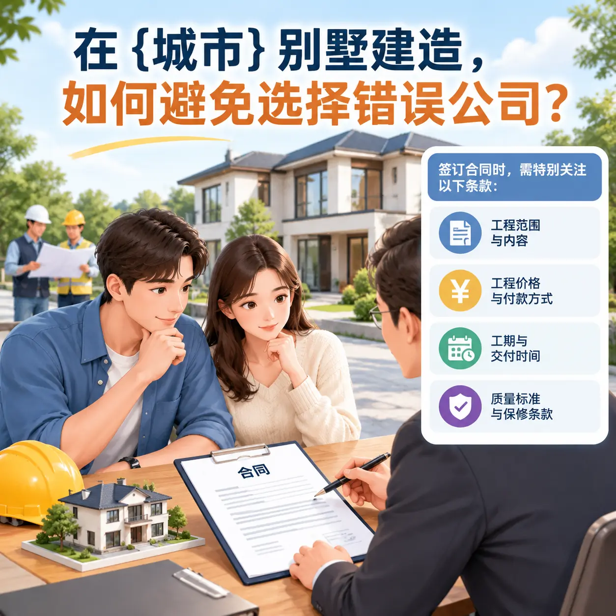 在 晴隆 别墅建造,如何避免选择错误公司?