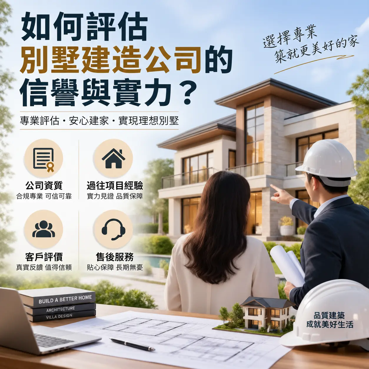 如何评估 晴隆 别墅建造公司的信誉与实力？