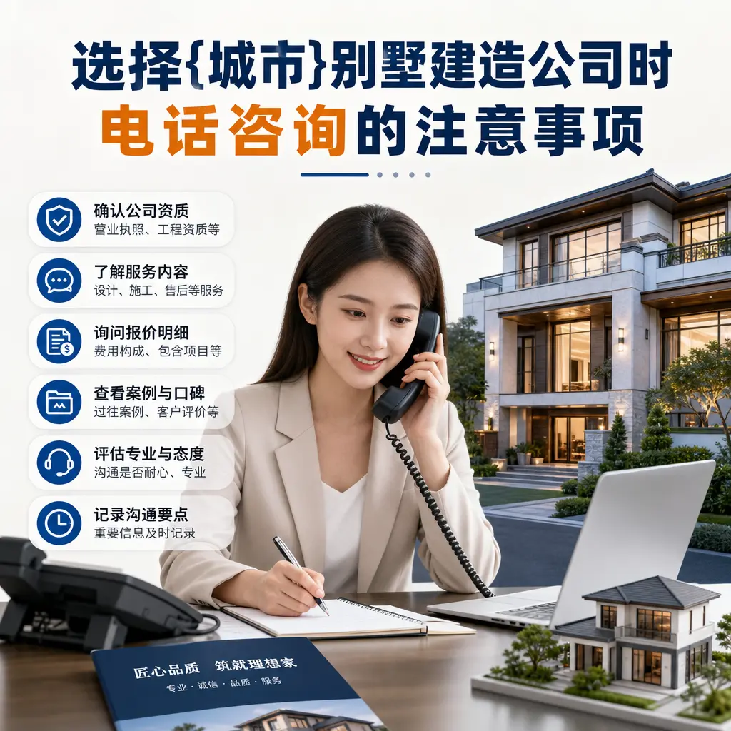 选择晴隆别墅建造公司时,电话咨询的注意事项