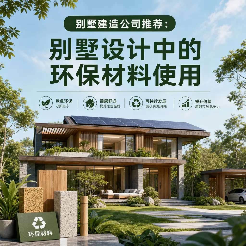 别墅建造公司推荐: 晴隆 别墅设计中的环保材料使用
